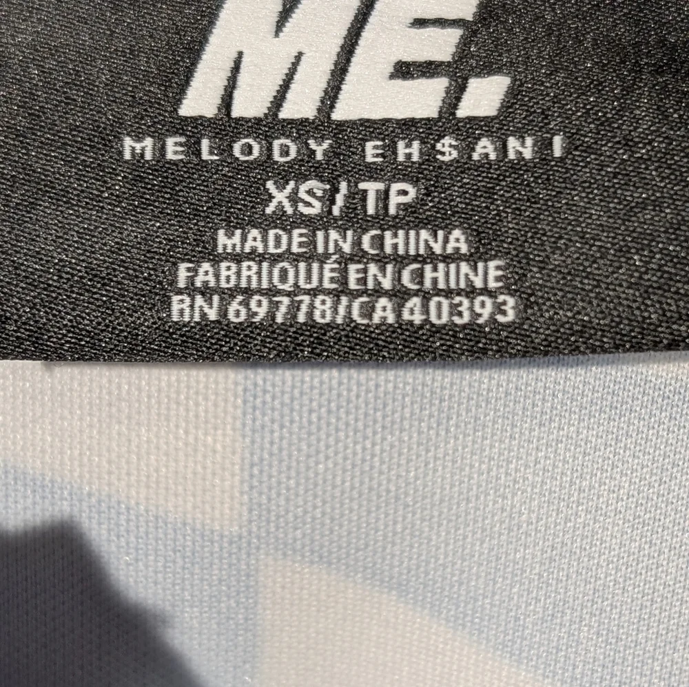 Melody Ehsani Blue and White Checkered ME. Woman's Jacket Size XS - Picture 4 of 8